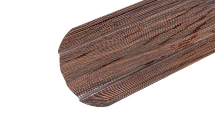 Blockhouse rails for fence colored colorful metal profile elements isolated