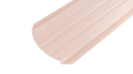 Blockhouse rails for fence colored colorful metal profile elements isolated