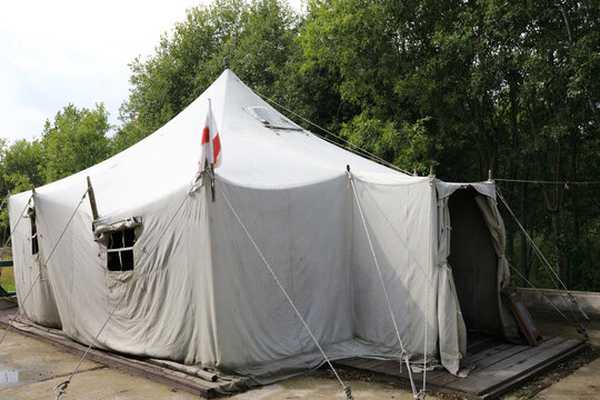 Tent military hospital