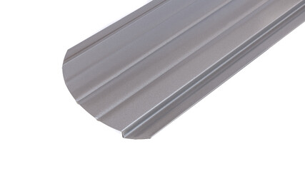 Blockhouse rails for fence colored colorful metal profile elements isolated