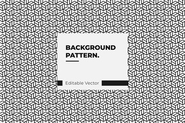 background vector seamless pattern 3d cube geometric illustration texture
