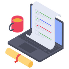 
Isometric design of web development 
