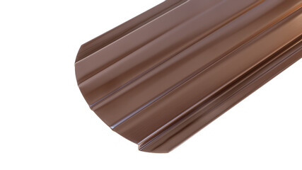 Blockhouse rails for fence colored colorful metal profile elements isolated