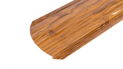 Blockhouse rails for fence colored colorful metal profile elements isolated