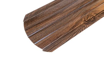 Blockhouse rails for fence colored colorful metal profile elements isolated