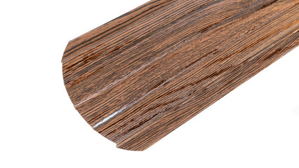 Blockhouse rails for fence colored colorful metal profile elements isolated