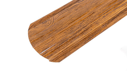 Blockhouse rails for fence colored colorful metal profile elements isolated