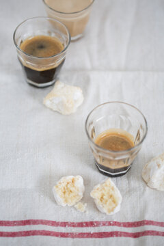 Espresso and amaretti