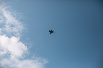 fighting jet flying through the air