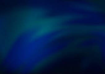 Dark BLUE vector blurred bright background. A vague abstract illustration with gradient. A completely new template for your design.