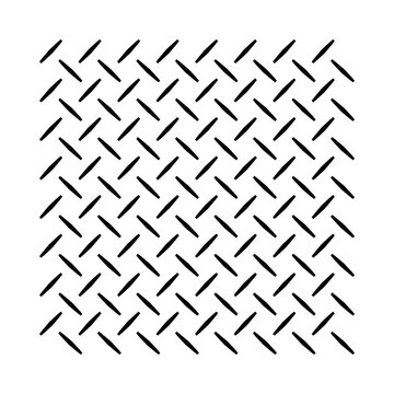 Checker plate or diamond plate anti slip pattern in vector