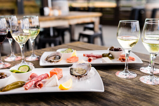 Seafood Platter With Wine Tasting