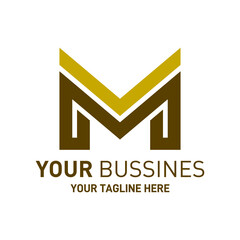 Abstract letter M logo template, Unique modern creative elegant luxurious artistic M initial based letter icon logo. K logos