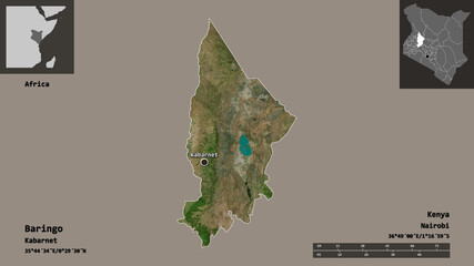 Baringo, county of Kenya,. Previews. Satellite