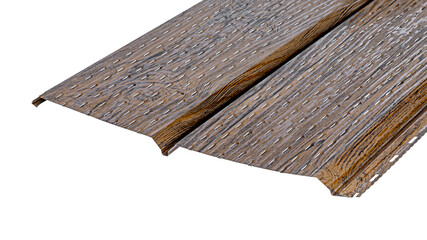 Blockhouse rails for fence colored colorful metal profile elements isolated