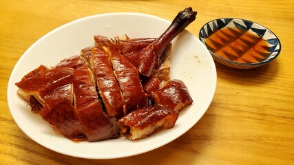 roasted Goose  and roasted Duck are signature Hong kong food available in Hong Kong Tea Restaurant....