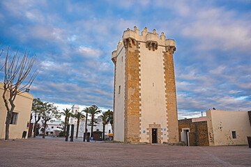 Guzman tower in conil de la frontera, Cadiz © neftali