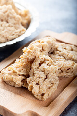 Traditional handmade sun-dried Turkish tarhana soup.