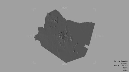 Taita Taveta - Kenya. Bounding box. Bilevel