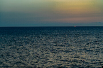 Fototapeta premium Puesta de sol Lanzarote