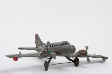Tin toy airplane