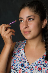 Obraz premium Mujer con maquillaje 