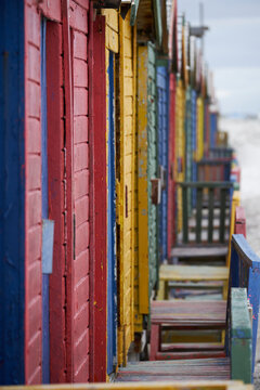 Colorful Houses on the Beach