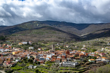 Fototapeta na wymiar Garganta la Olla, Cáceres, Extremadura, España