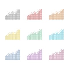 Chart icon, color set