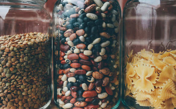 Bulk Food in Mason Jar