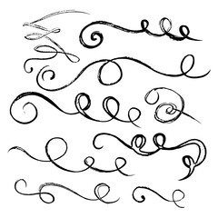 Vintage hand drawn vignettes