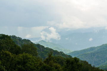 Smoky Mountains Scenic Landscape