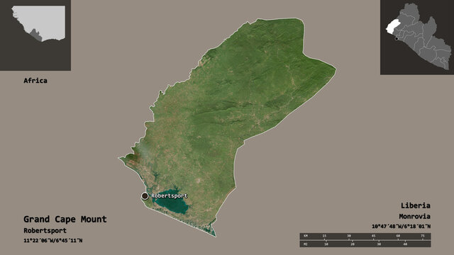 Grand Cape Mount, county of Liberia,. Previews. Satellite