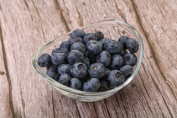 Ripe sweet tasty blueberries heap