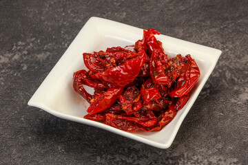 Dried tomato with olive oil