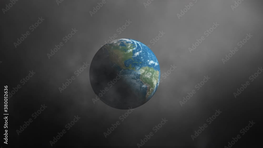 Poster 4k 3d rendering world environment day background concept. environmental pollution concept. 3d world 