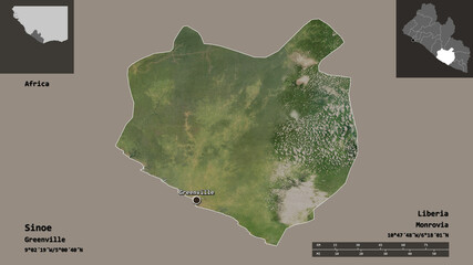 Sinoe, county of Liberia,. Previews. Satellite