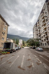 entourage architecture of the city of Gagra Abkhazia