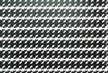 Light Black vector pattern with lines, ovals.