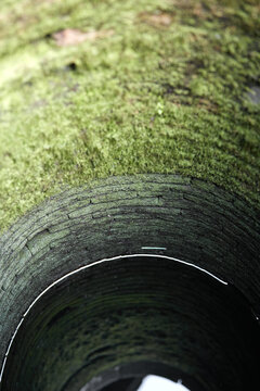 Old water wellhead close-up