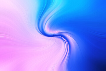 Striped technology, hi-tech or sci-fi background, abstract computer generated image. Fractal geometry: pink, blue spiral with curled rays. For desktop wallpaper or web design.