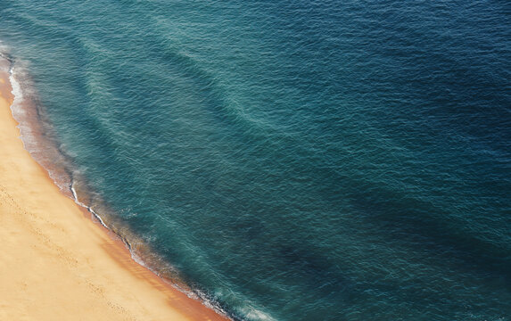 Aerial view of NazarÔøΩÔøΩ Beach, Portugal