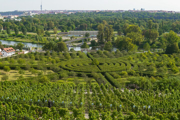 Landscape Prague vila laberynth 