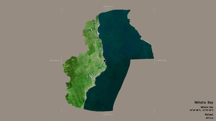Nkhata Bay - Malawi. Bounding box. Satellite
