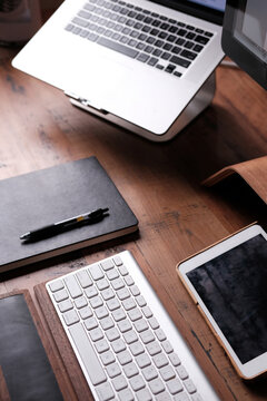 Computer work station.