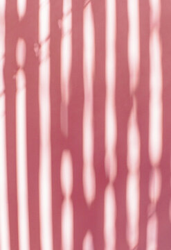 Blinds Shade on Pink Wall