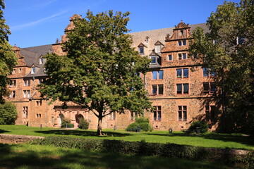 Blick auf das alte Zeughaus im Zentrum der Stadt Gießen