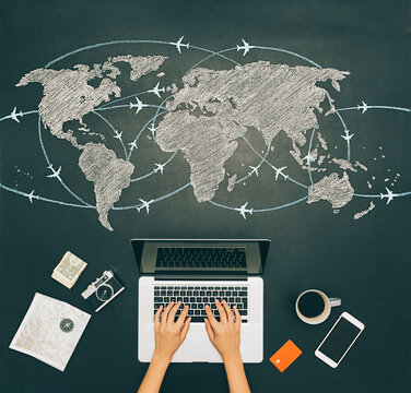 Planning a trip searching flights on the web