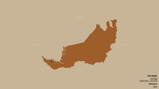 Sarawak - Malaysia. Bounding Box. Pattern