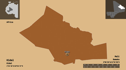Kidal, region of Mali,. Previews. Pattern